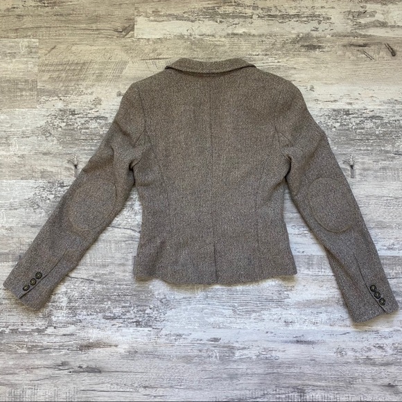 L.O.G.G. Fitted Brown Tweed Blazer - Picture 3 of 4